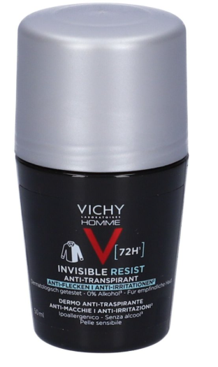Deo Roll-On 72h Invisible - Vichy - Deodorante 50 ml - Antitraspirante invisibile lunga durata